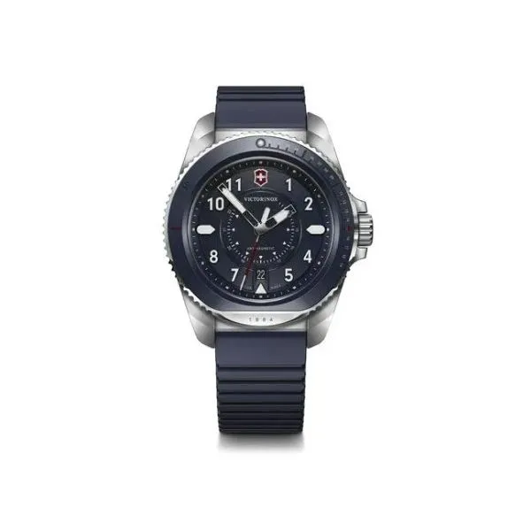 VICTORINOX - JOURNEY 1884 WATCH FEATURING A BLUE DIAL AND A BLUE RUBBER BAND BY SWISS ARMY Valentine's Fine Jewelry Dallas, PA