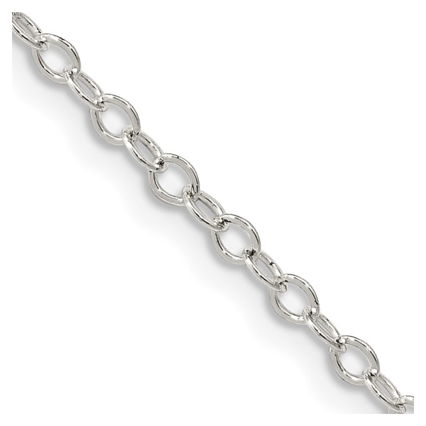 Silver Gold Combo 2.5mm Flat Oval Cable Chain Valentine's Fine Jewelry Dallas, PA