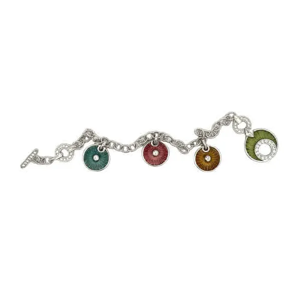 GEMSTONE BRACELETS/SILVER/SILVER/GOLD COMBO Image 2 Valentine's Fine Jewelry Dallas, PA