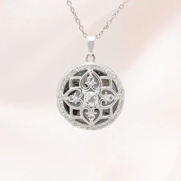 GEMSTONE PENDANTS/NECK;LACES /STERLING SILVER/SS/GOLD COMBO Valentine's Fine Jewelry Dallas, PA