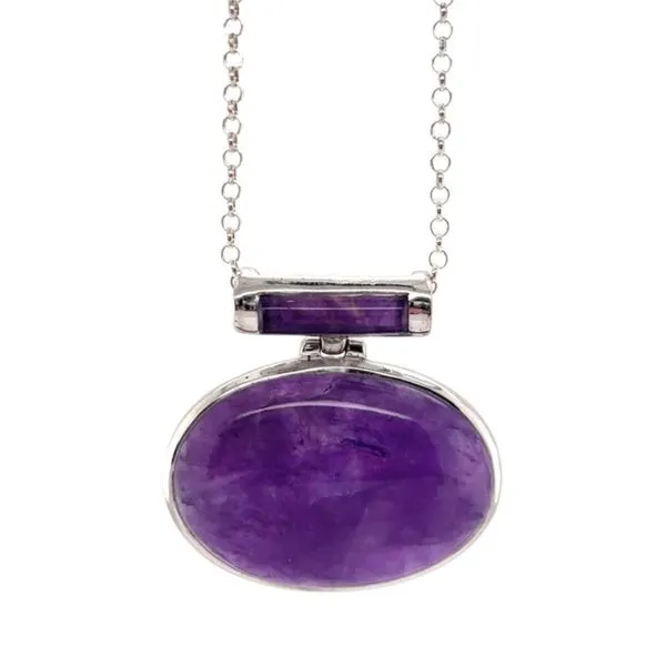 GEMSTONE PENDANTS/NECK;LACES /STERLING SILVER/SS/GOLD COMBO Valentine's Fine Jewelry Dallas, PA