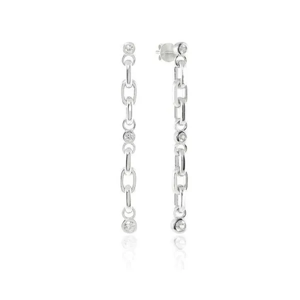 Sterling Silver/SS/Gold Combo  Earrings Valentine's Fine Jewelry Dallas, PA