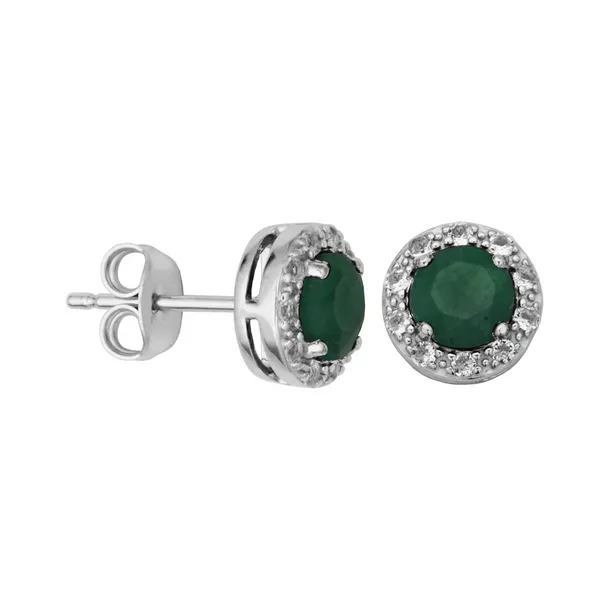 GEMSTONE EARRINGS/SILVER/SILVER/GOLD COMBO Valentine's Fine Jewelry Dallas, PA