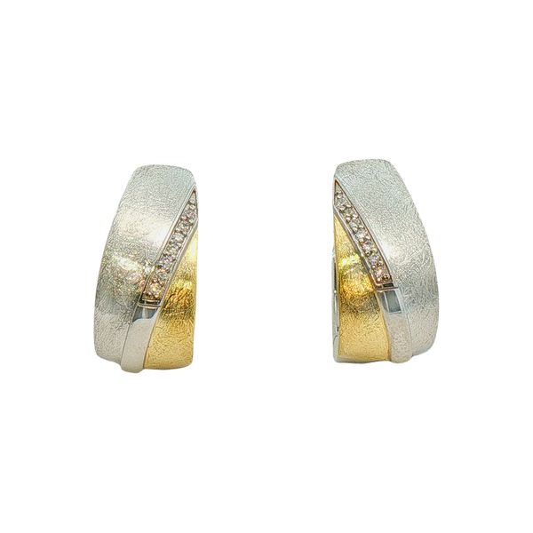 GEMSTONE EARRINGS/SILVER/SILVER/GOLD COMBO Valentine's Fine Jewelry Dallas, PA