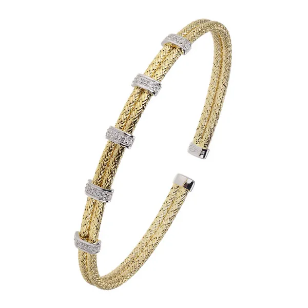 SILVER/SILVER/GOLD COMBO BRACELETS Valentine's Fine Jewelry Dallas, PA