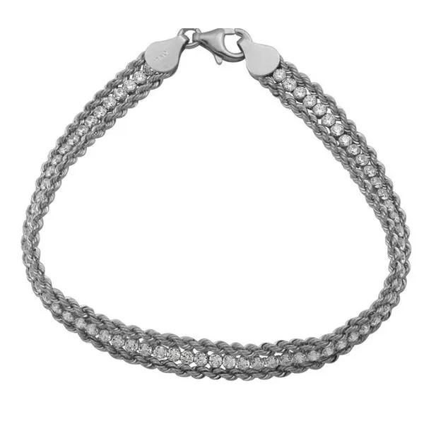 SILVER/SILVER/GOLD COMBO BRACELETS Valentine's Fine Jewelry Dallas, PA