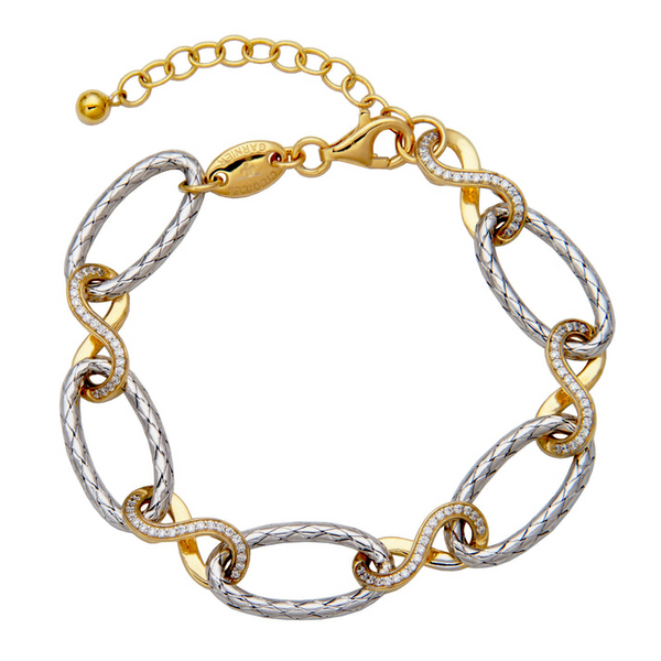 SILVER/SILVER/GOLD COMBO BRACELETS Valentine's Fine Jewelry Dallas, PA