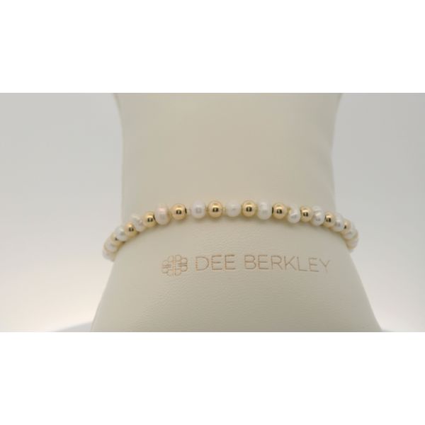 Pearls and Gold Filled Beads Bracelet by Dee Berkley Valentine's Fine Jewelry Dallas, PA