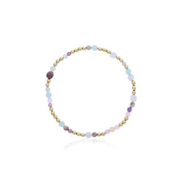 Gold Filled Gemstone Bead Bracelet Valentine's Fine Jewelry Dallas, PA