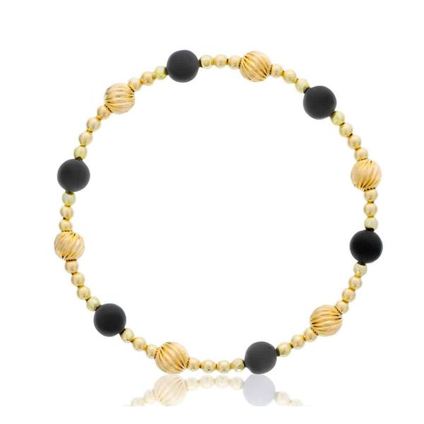 Gold Filled Twist Bead Bracelet Valentine's Fine Jewelry Dallas, PA