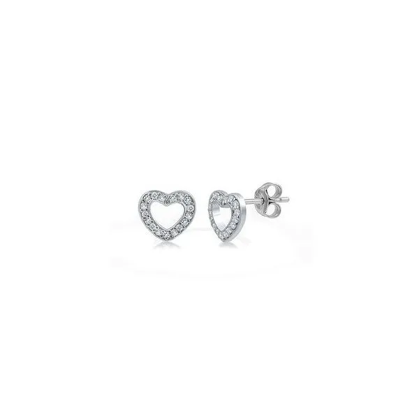 EARRINGS/STERLING SILVER/SS/GOLD COMBO EARRINGS Valentine's Fine Jewelry Dallas, PA