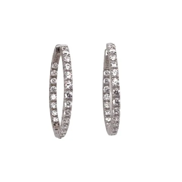 EARRINGS/STERLING SILVER/SS/GOLD COMBO EARRINGS Valentine's Fine Jewelry Dallas, PA