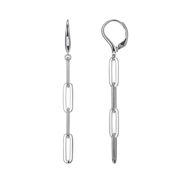 EARRINGS/STERLING SILVER/SS/GOLD COMBO EARRINGS Valentine's Fine Jewelry Dallas, PA