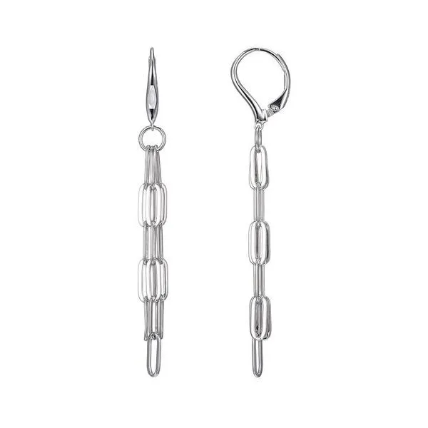 EARRINGS/STERLING SILVER/SS/GOLD COMBO EARRINGS Valentine's Fine Jewelry Dallas, PA