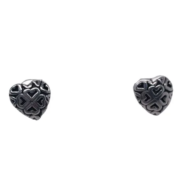 EARRINGS/STERLING SILVER/SS/GOLD COMBO EARRINGS Valentine's Fine Jewelry Dallas, PA