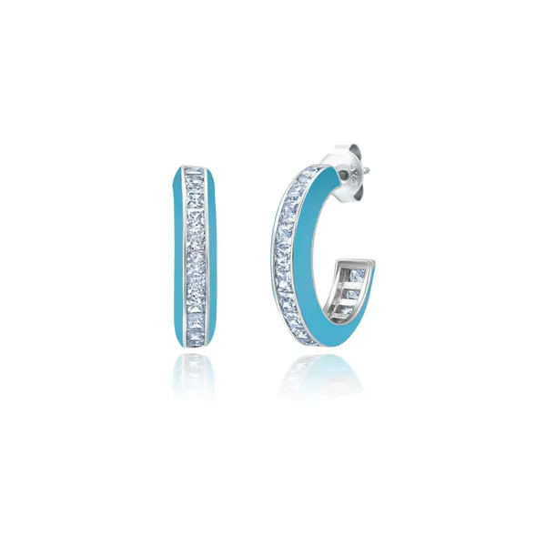 EARRINGS/STERLING SILVER/SILVER/GOLD COMBO Valentine's Fine Jewelry Dallas, PA