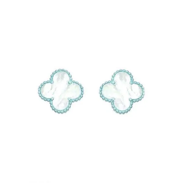 EARRINGS/STERLING SILVER/SILVER/GOLD COMBO Valentine's Fine Jewelry Dallas, PA