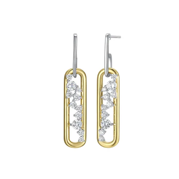 EARRINGS/STERLING SILVER/SILVER/GOLD COMBO Valentine's Fine Jewelry Dallas, PA