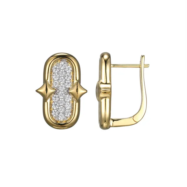 EARRINGS/STERLING SILVER/SILVER/GOLD COMBO Valentine's Fine Jewelry Dallas, PA