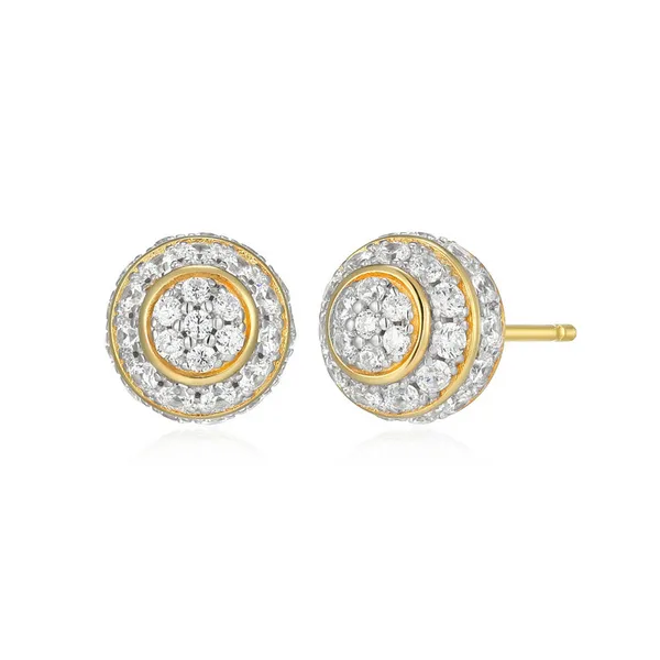 EARRINGS/STERLING SILVER/SILVER/GOLD COMBO Valentine's Fine Jewelry Dallas, PA