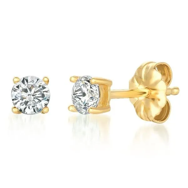 EARRINGS/STERLING SILVER/SILVER/GOLD COMBO Valentine's Fine Jewelry Dallas, PA