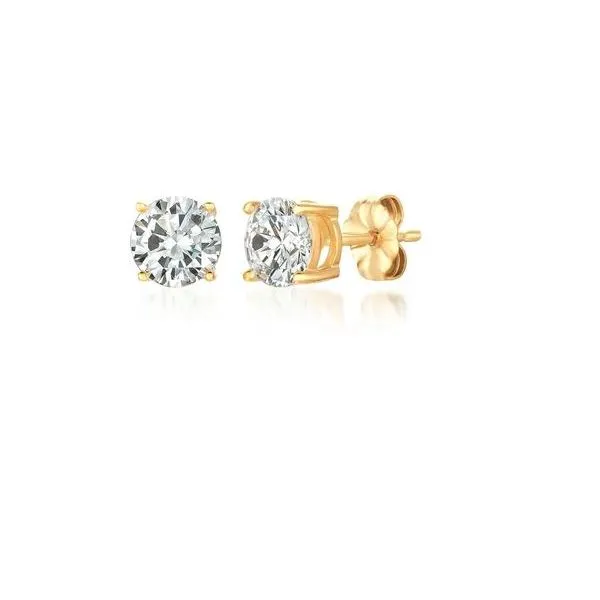 EARRINGS/STERLING SILVER/SILVER/GOLD COMBO Valentine's Fine Jewelry Dallas, PA