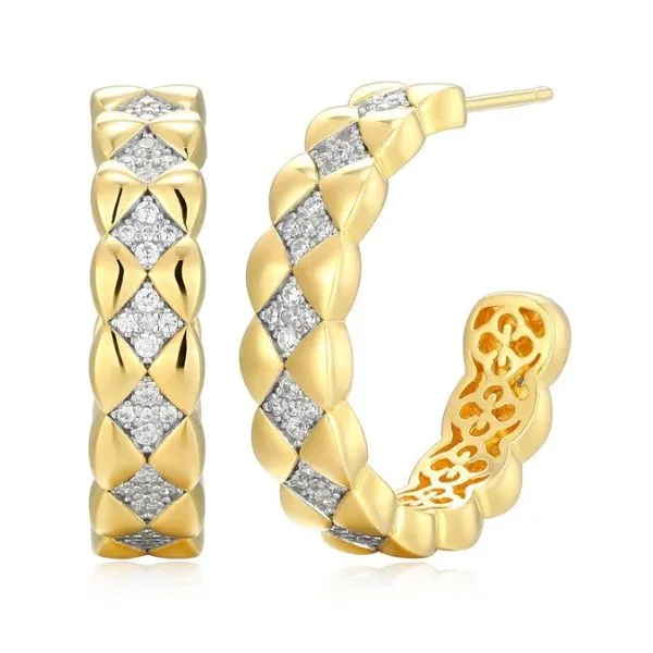 EARRINGS/STERLING SILVER/SILVER/GOLD COMBO Valentine's Fine Jewelry Dallas, PA