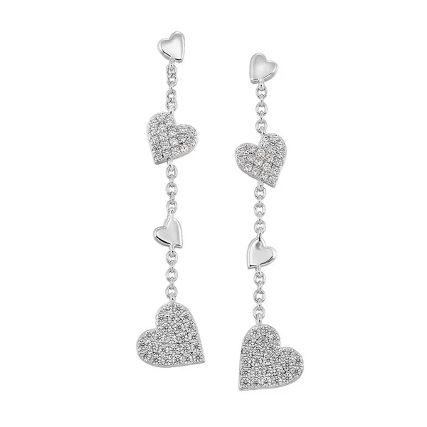 EARRINGS/STERLING SILVER/SILVER/GOLD COMBO Valentine's Fine Jewelry Dallas, PA