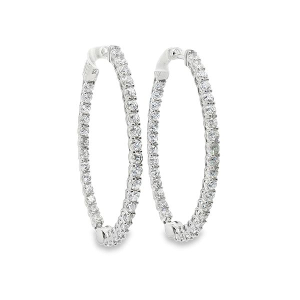 EARRINGS/STERLING SILVER/SILVER/GOLD COMBO Image 2 Valentine's Fine Jewelry Dallas, PA