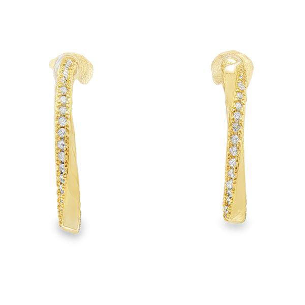 EARRINGS/STERLING SILVER/SILVER/GOLD COMBO Valentine's Fine Jewelry Dallas, PA