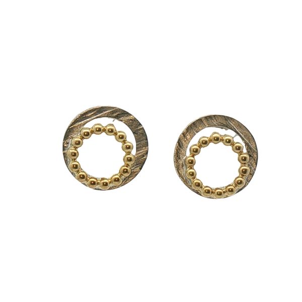 EARRINGS/STERLING SILVER/SILVER/GOLD COMBO Valentine's Fine Jewelry Dallas, PA