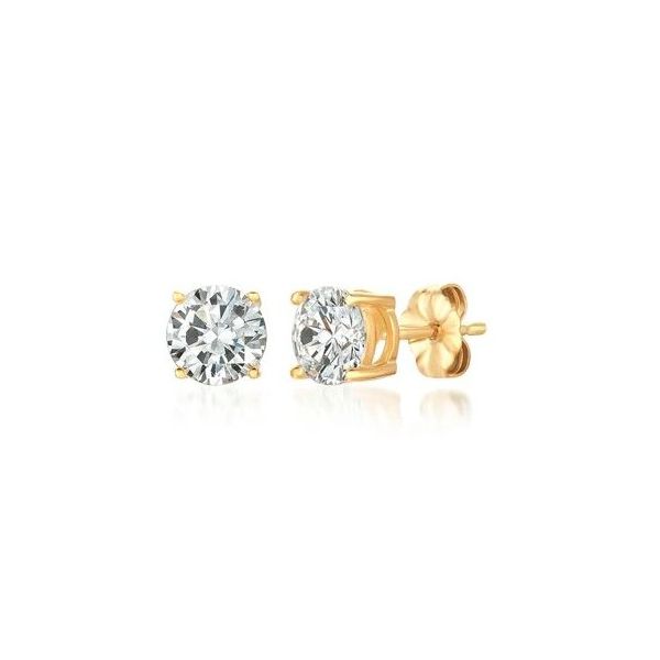 EARRINGS/STERLING SILVER/SILVER/GOLD COMBO Valentine's Fine Jewelry Dallas, PA