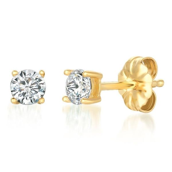 EARRINGS/STERLING SILVER/SILVER/GOLD COMBO Valentine's Fine Jewelry Dallas, PA