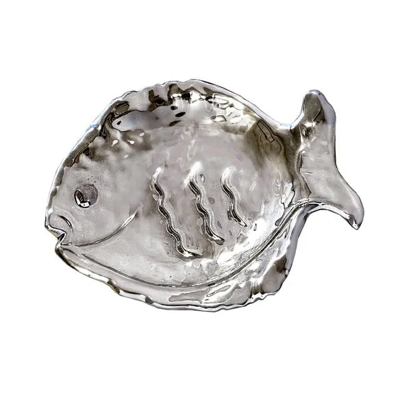 BEATRIZ BALL - MEDIUM ROUND "OCEAN CABO" FISH SERVING PLATTER Valentine's Fine Jewelry Dallas, PA