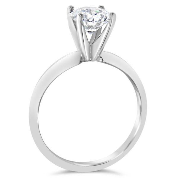 Diamond Solitaire Engagement Ring Image 3 Van Adams Jewelers Snellville, GA