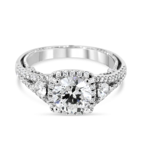 18K Diamond Semi-Mount Engagement Ring Van Adams Jewelers Snellville, GA