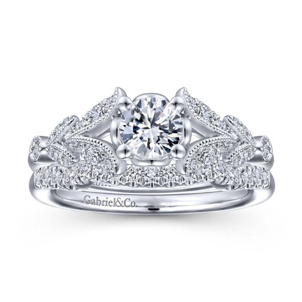 14K Diamond Semi-Mount Engagement Ring Image 4 Van Adams Jewelers Snellville, GA