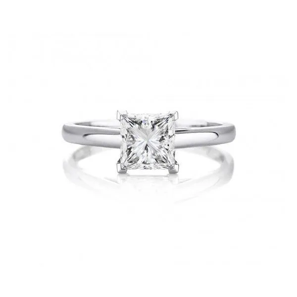 3/4 CT Princess Cut Natural Diamond Solitaire Ring Van Adams Jewelers Snellville, GA