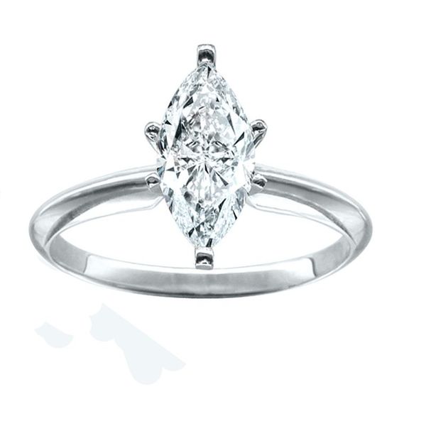 3 CT Lab Grown Marquise Diamond Solitaire Ring Van Adams Jewelers Snellville, GA