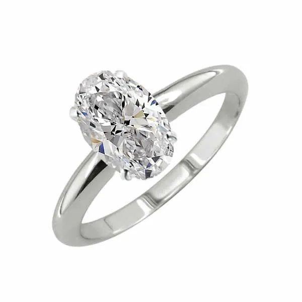 2 Carat Oval Solitaire Van Adams Jewelers Snellville, GA