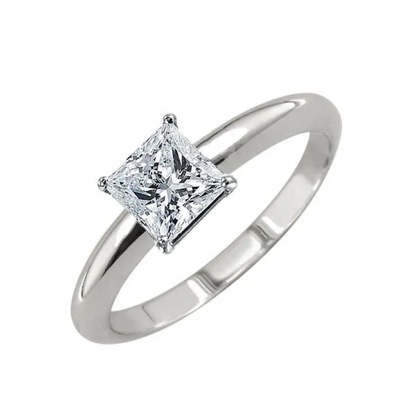 3/4 CT Lab Grown Princess Cut Diamond Solitaire Van Adams Jewelers Snellville, GA