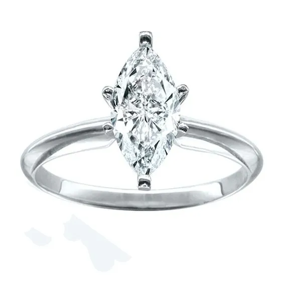 4 CT Lab Grown Marquise Diamond Solitaire Ring Van Adams Jewelers Snellville, GA