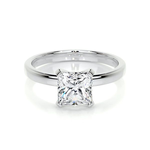 3/4 Carat Princess Cut Lab Diamond Solitiaire Ring Van Adams Jewelers Snellville, GA