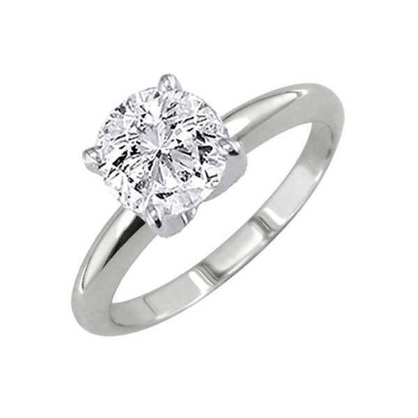 2 Carat Round Lab Grown Diamond Solitaire Ring Van Adams Jewelers Snellville, GA