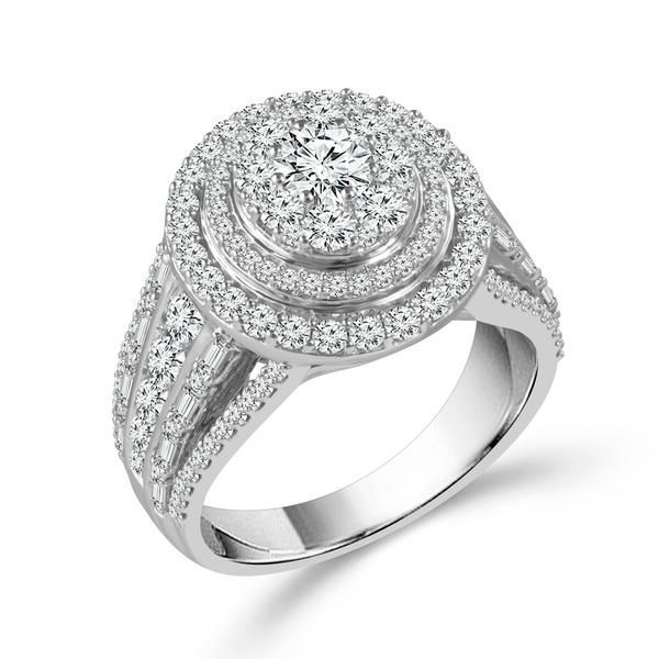 10K White Gold Diamond Engagement Ring Van Adams Jewelers Snellville, GA