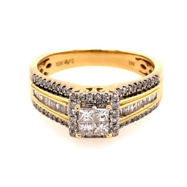 10K Yellow Gold Diamond Engagement Ring Van Adams Jewelers Snellville, GA