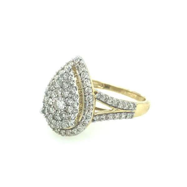 Pear Shaped Engagement Ring Image 2 Van Adams Jewelers Snellville, GA
