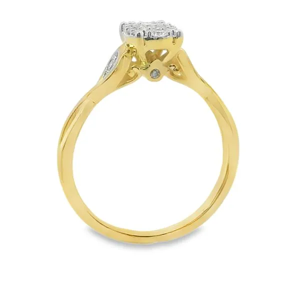 YELLOW 10 KARAT  ENGAGEMENT RING Image 2 Van Adams Jewelers Snellville, GA