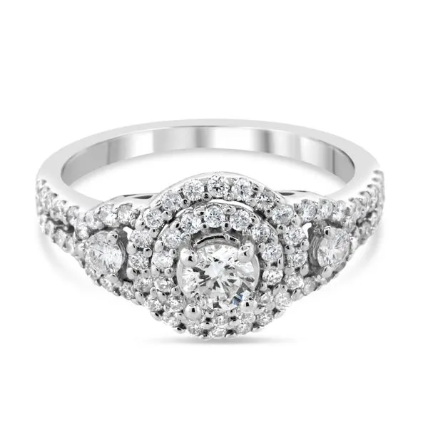 14K White Gold Diamond Engagement Ring Van Adams Jewelers Snellville, GA