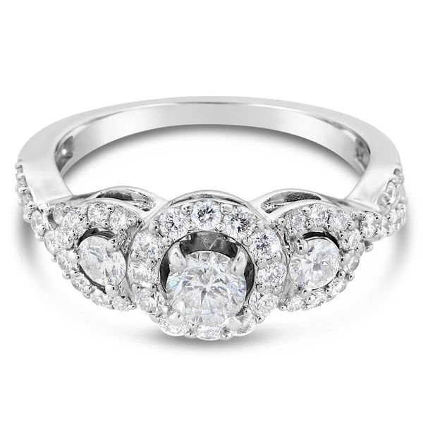 14K White Gold Diamond Engagement Ring Van Adams Jewelers Snellville, GA